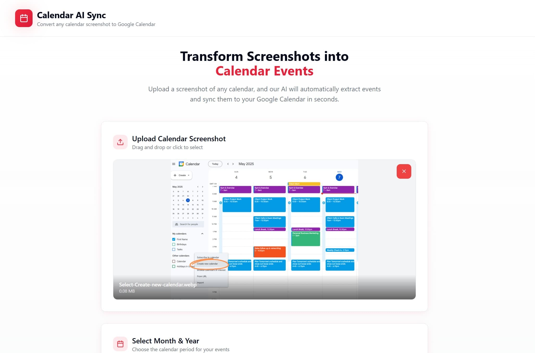Matchinary project preview